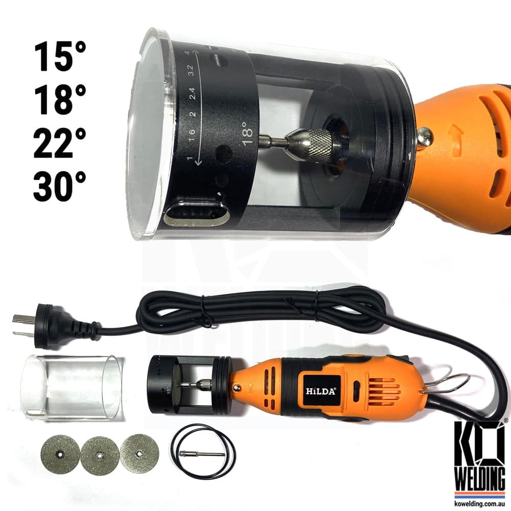 Low cost tungsten grinder